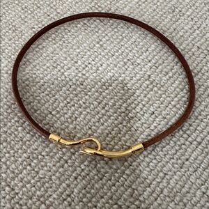 HERMES NECKLACE CHOKER OR DOUBLE BRACELET🌸HOOK CLOSURE